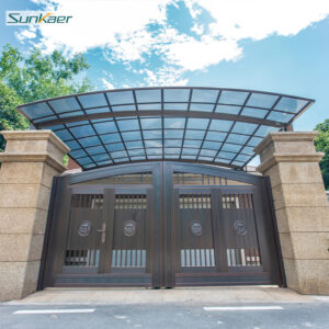 DIY Rain Shelter Awning Outdoor Canopy for Underground Garage Entrance/Exit