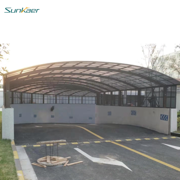 DIY Rain Shelter Awning Outdoor Canopy for Underground Garage Entrance/Exit
