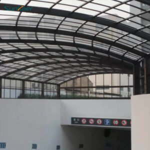 DIY Rain Shelter Awning Outdoor Canopy for Underground Garage Entrance/Exit
