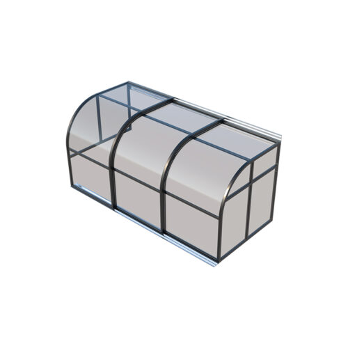 Aluminum Retractable Sunroom Patio Enclosure Terrace Cover
