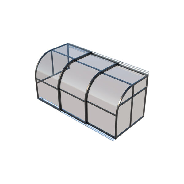 Aluminum Retractable Sunroom Patio Enclosure Terrace Cover